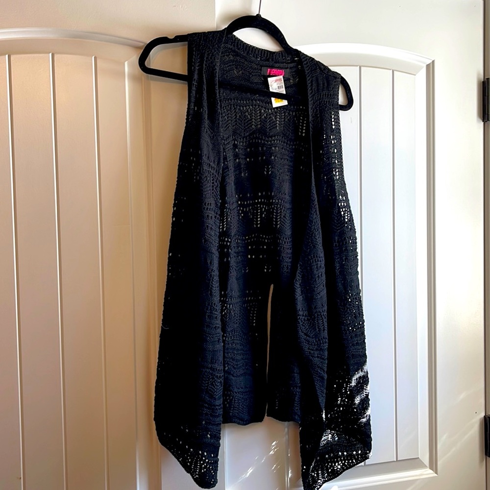 Vintage crochet vest